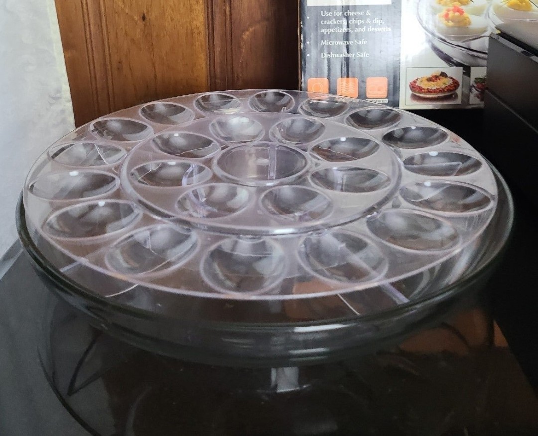 Crofton 3-Piece Clear Serving Set – Multi-Use Kitchenware (Brand New)