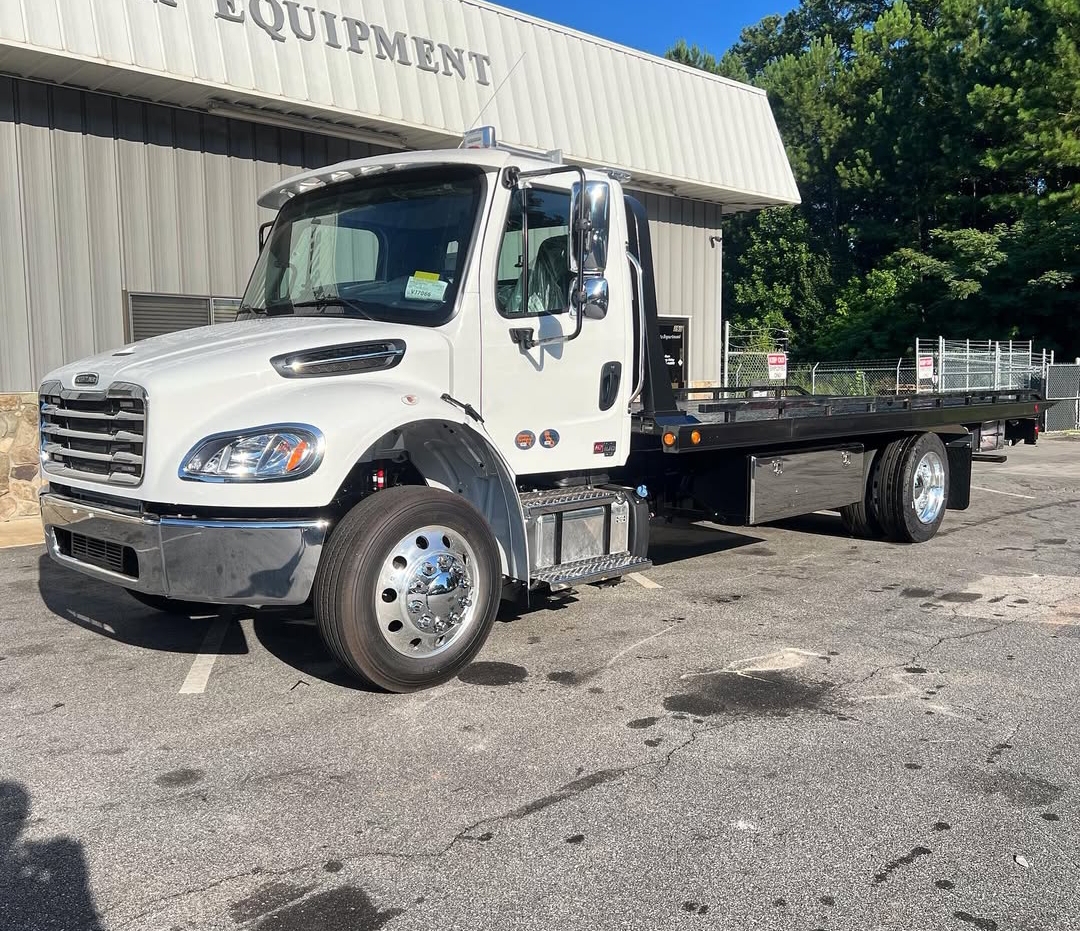 Truck is available for sale and rent.