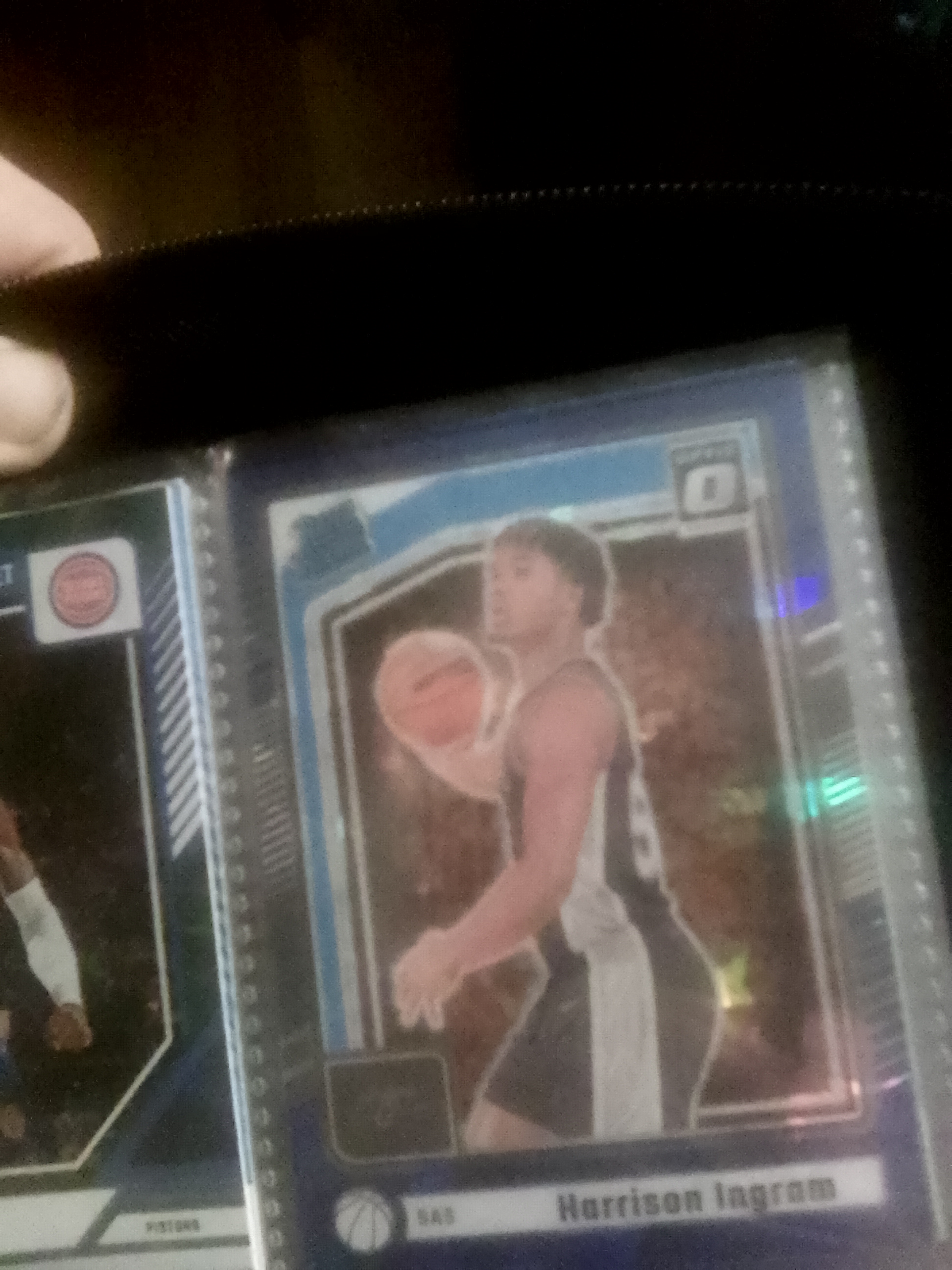 sport binder with Pokemon trading cards, baseball, football & basketball cards