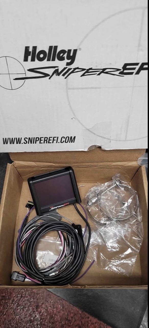 Brand new complete kit. Was going on my gbody but ended up getting the Holley sniper 2. Will include all original packing and box. 

Model number 550-511

Serious buyer, shipping