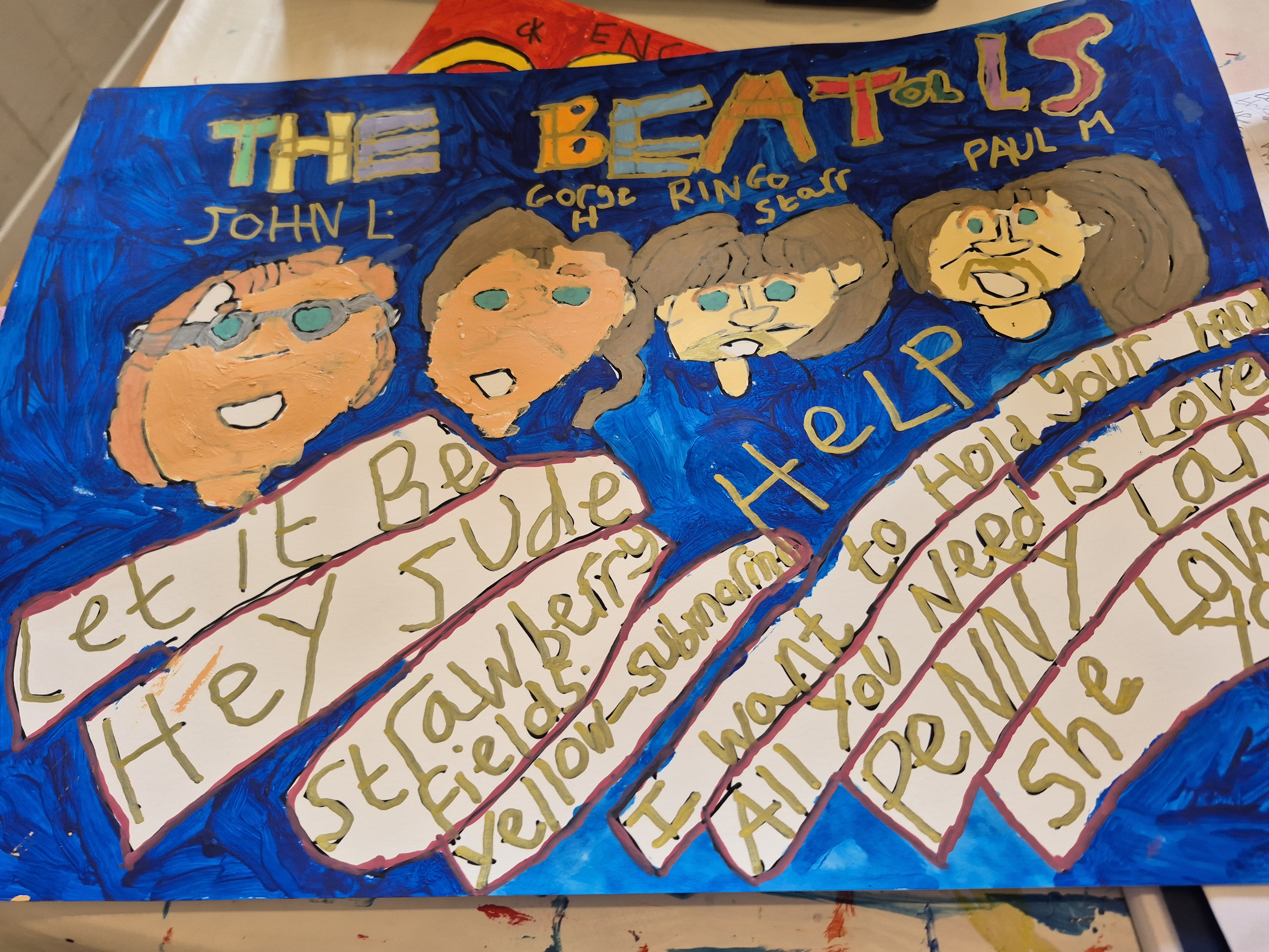the beatles paintings