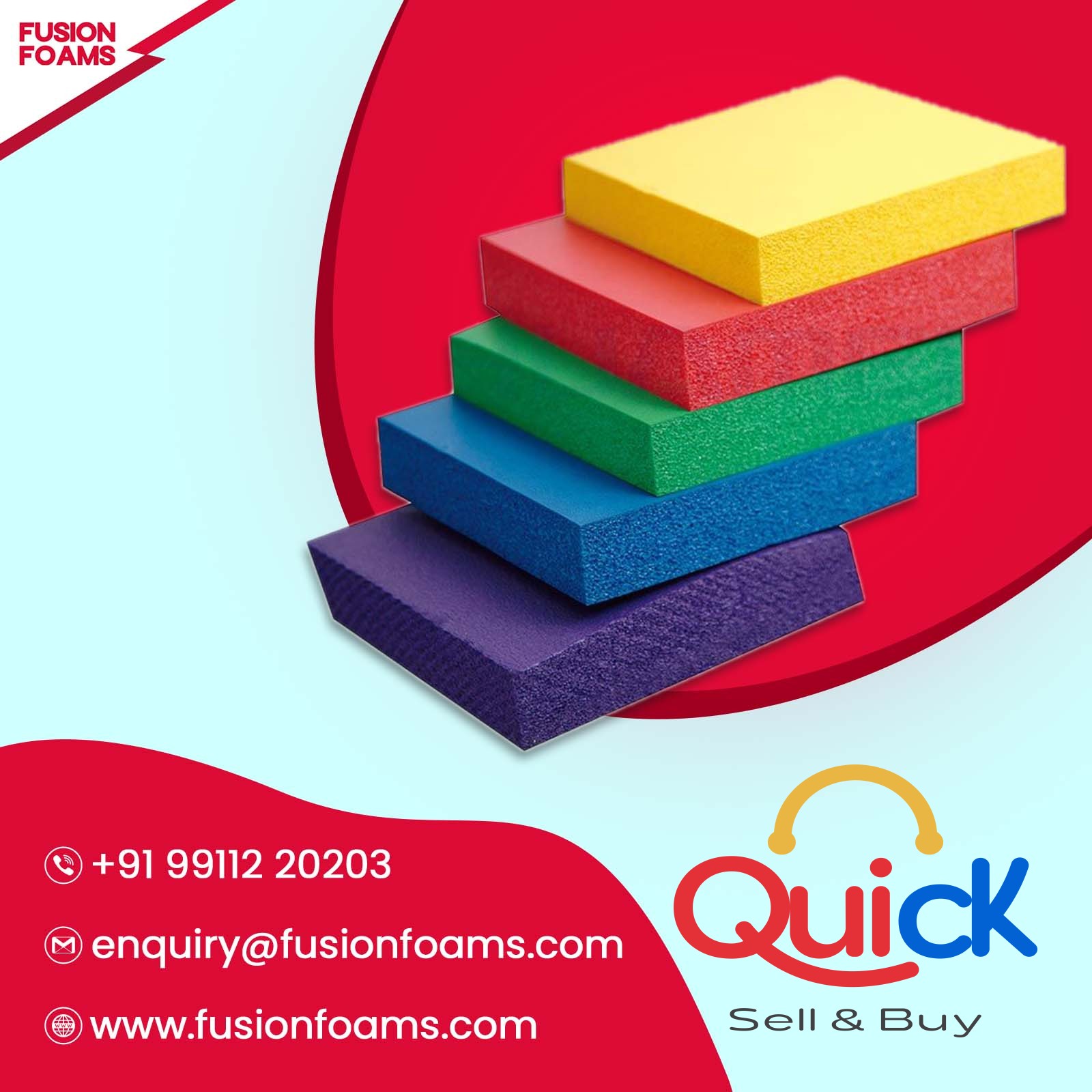 Best Price In Delhi Rubber Foam | Fusion Foam