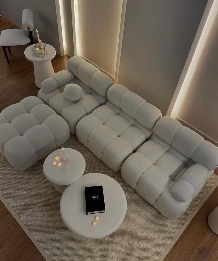 L shape Luxury couch Available